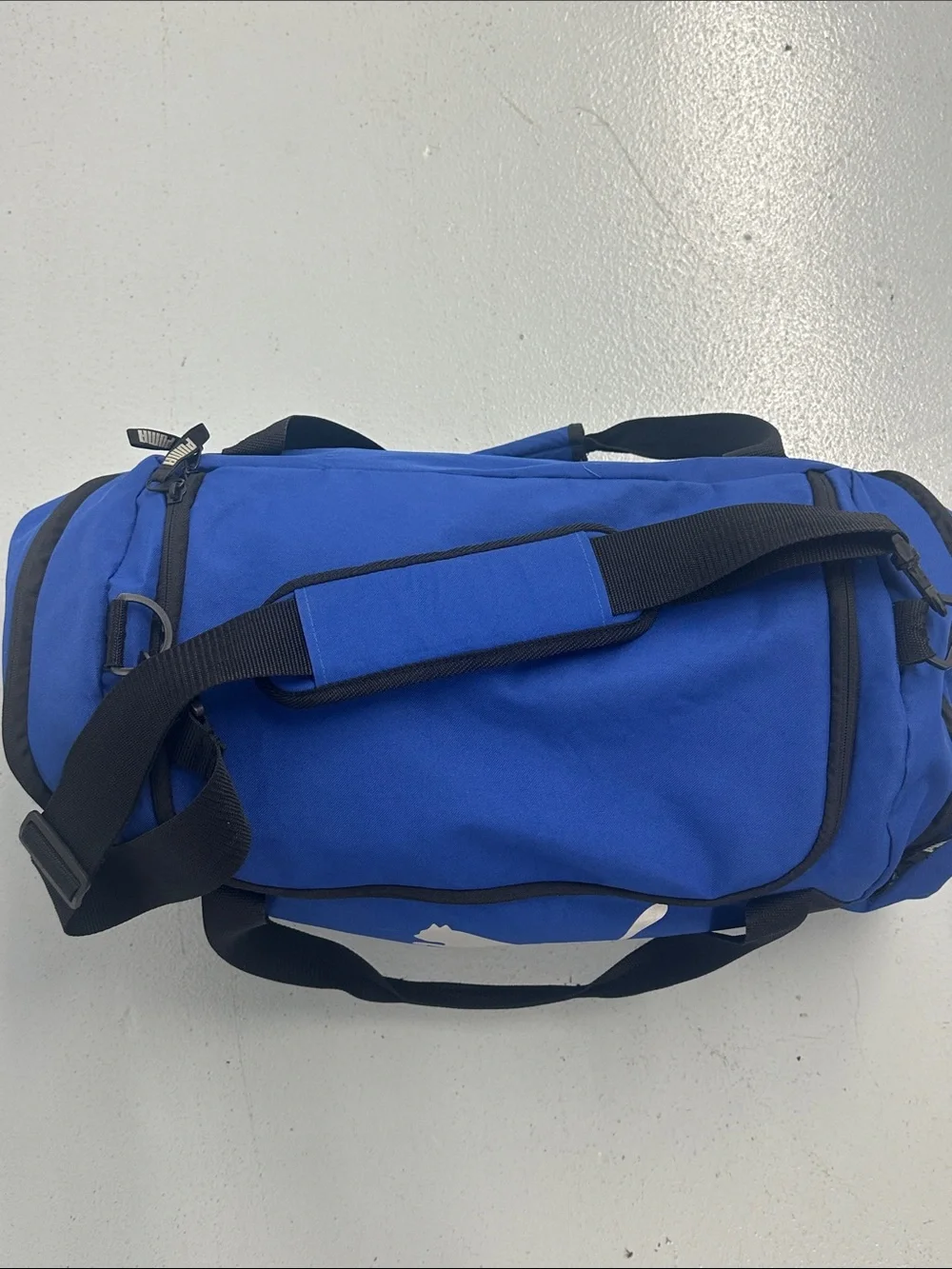 Puma Royal Blue Logo Duffel Bag